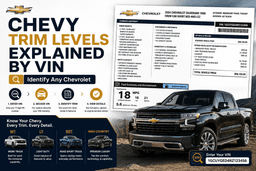 Chevy Trim Levels Explained by VIN